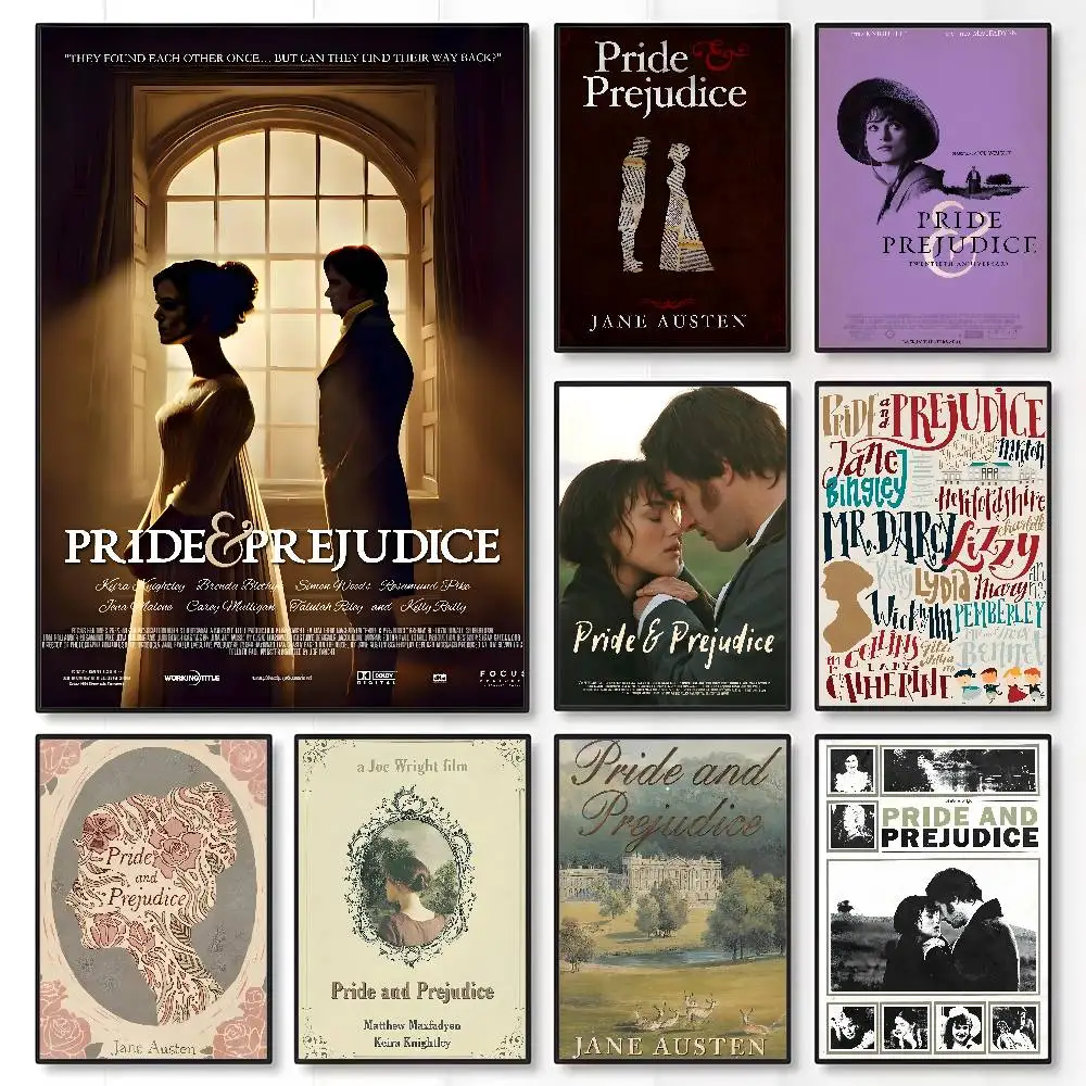 1PC P-Pride & P-Prejudice Poster Sticky Wall Art Printing Waterproof Home Living Bed Room Bar Aesthetic Decor