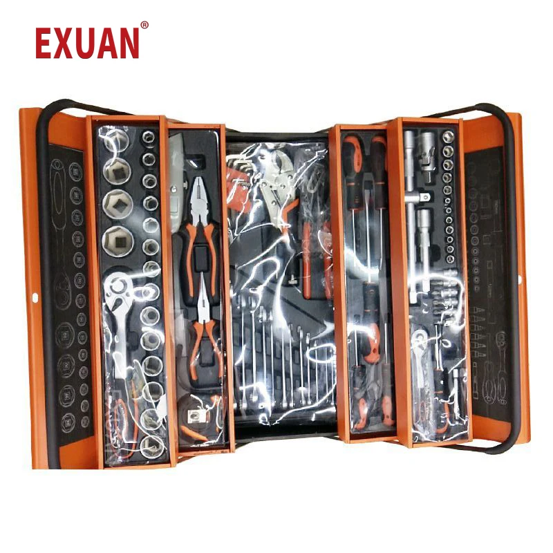 Professional Auto Repair Toolbox 85 pcs Car Repair Tool Kit Combination Complete Multi-function Tool Set Auto Repair Tool