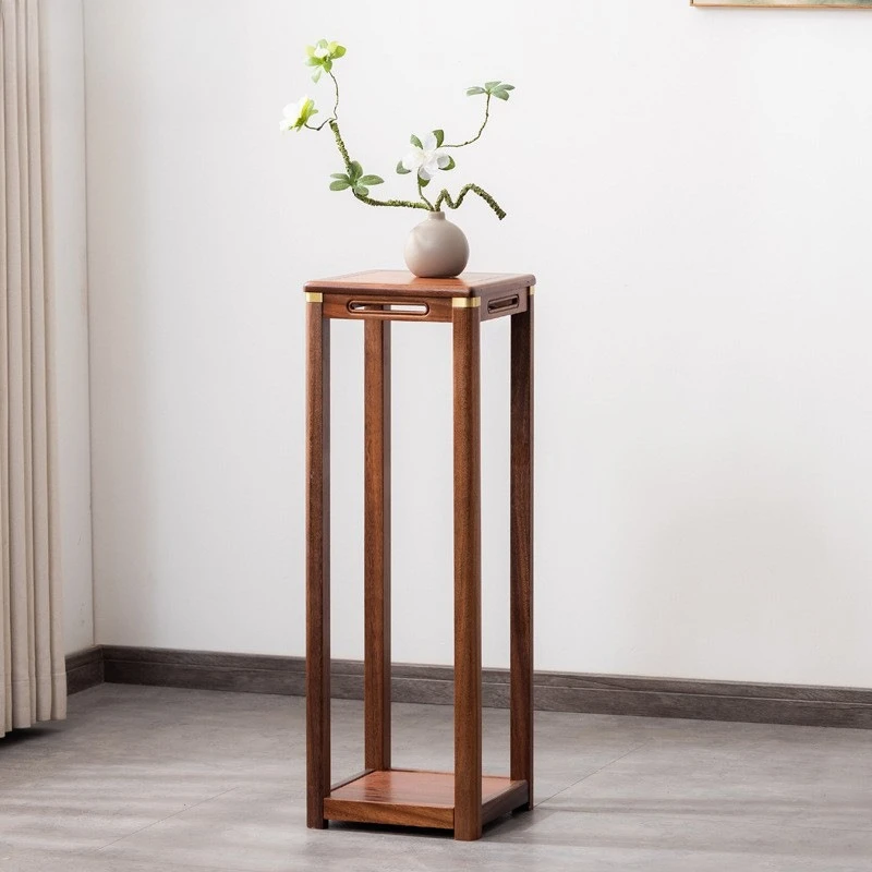 

Pure Solid Wood Flower Pot Frame, Living Room Floor-to-ceiling Flower Table, Indoor Plant Display Rack