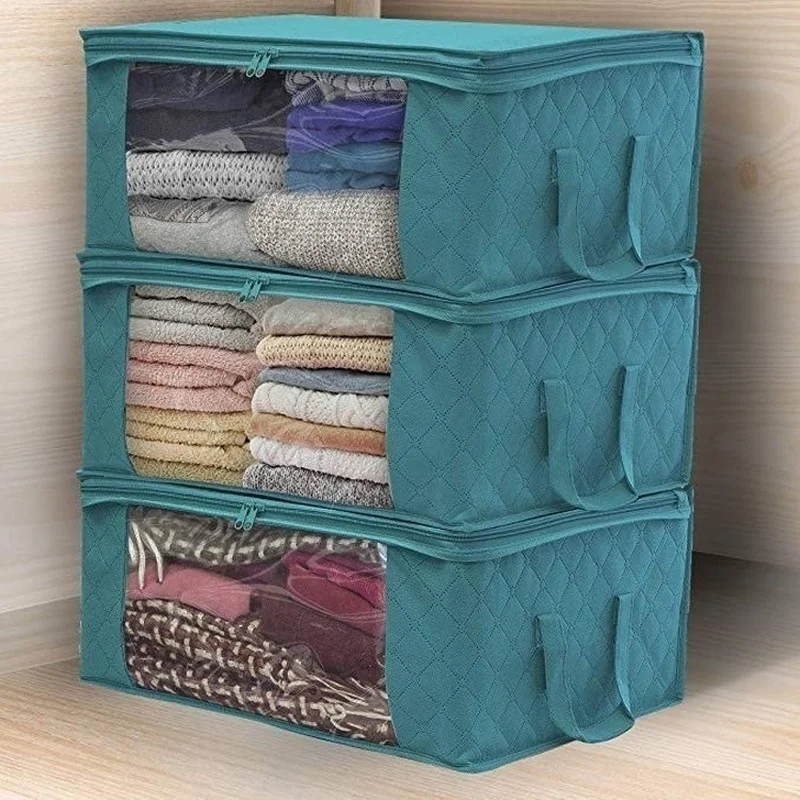 Household Folding Storage Box Quilt Storage Bag Wardrobe Clothing Storage Box Dust Bag