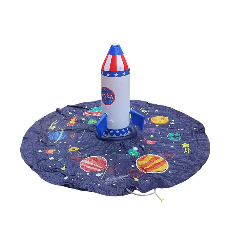 

Kids Sprinkler Splash Pad Inflatable Outdoor Splash Pad Thicken Sprinkler Pool Splash Inflatable Yard Water Toys For Theme