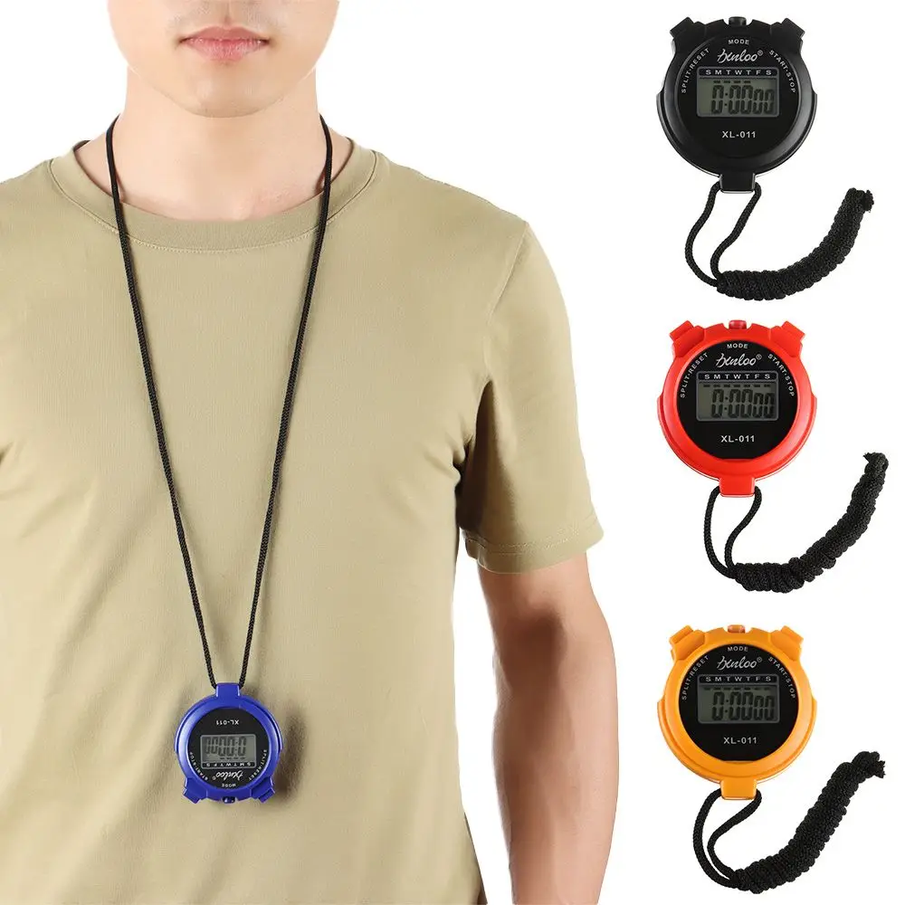 Waterproof Running Fitness Countdown Timer Memory Stopwatch Digital Display Stopwatch Electronic Timer Sports Stopwatch Timer