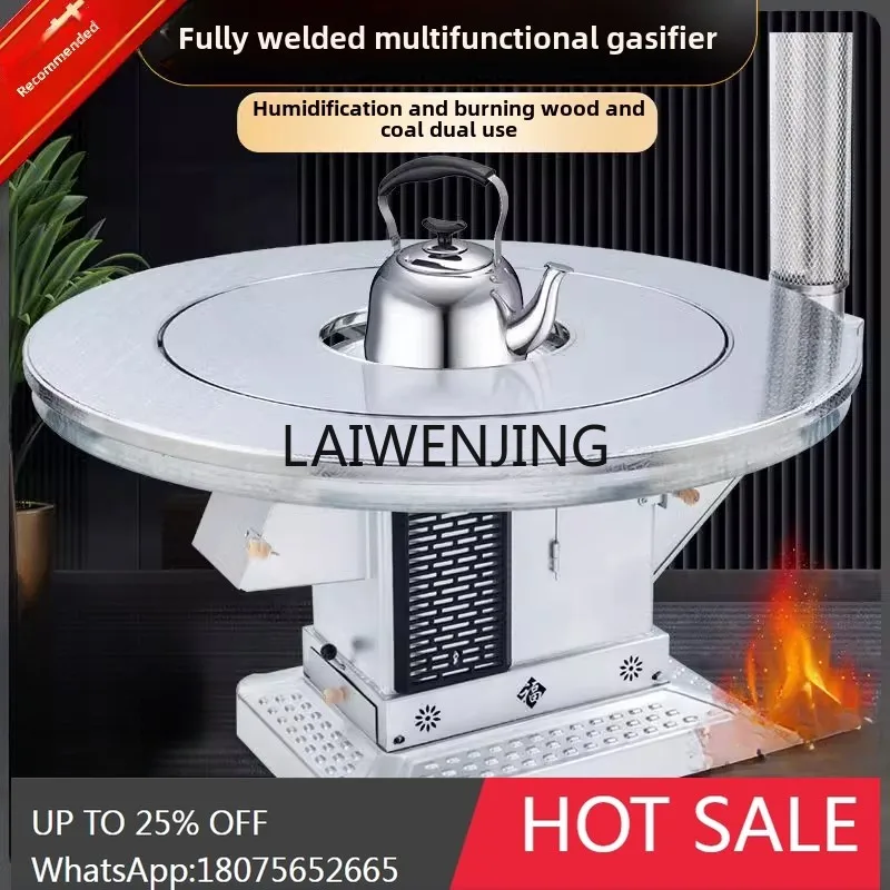 rural household firewood stove indoor heating firewood-coal dual-purpose smokeless gasifier