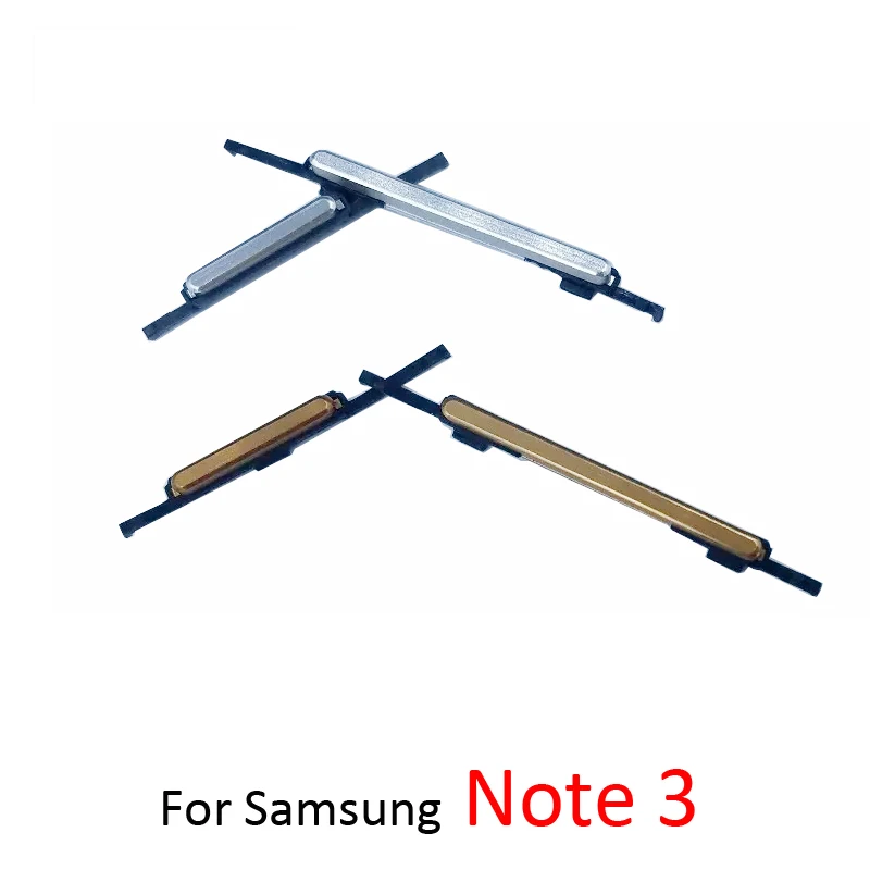 Поп для Samsung Galaxy Note 3 N9005 N900 N900A N900T N900V N900S Корпус телефона Кнопка громкости Кнопка питания Средняя рамка Боковая клавиша