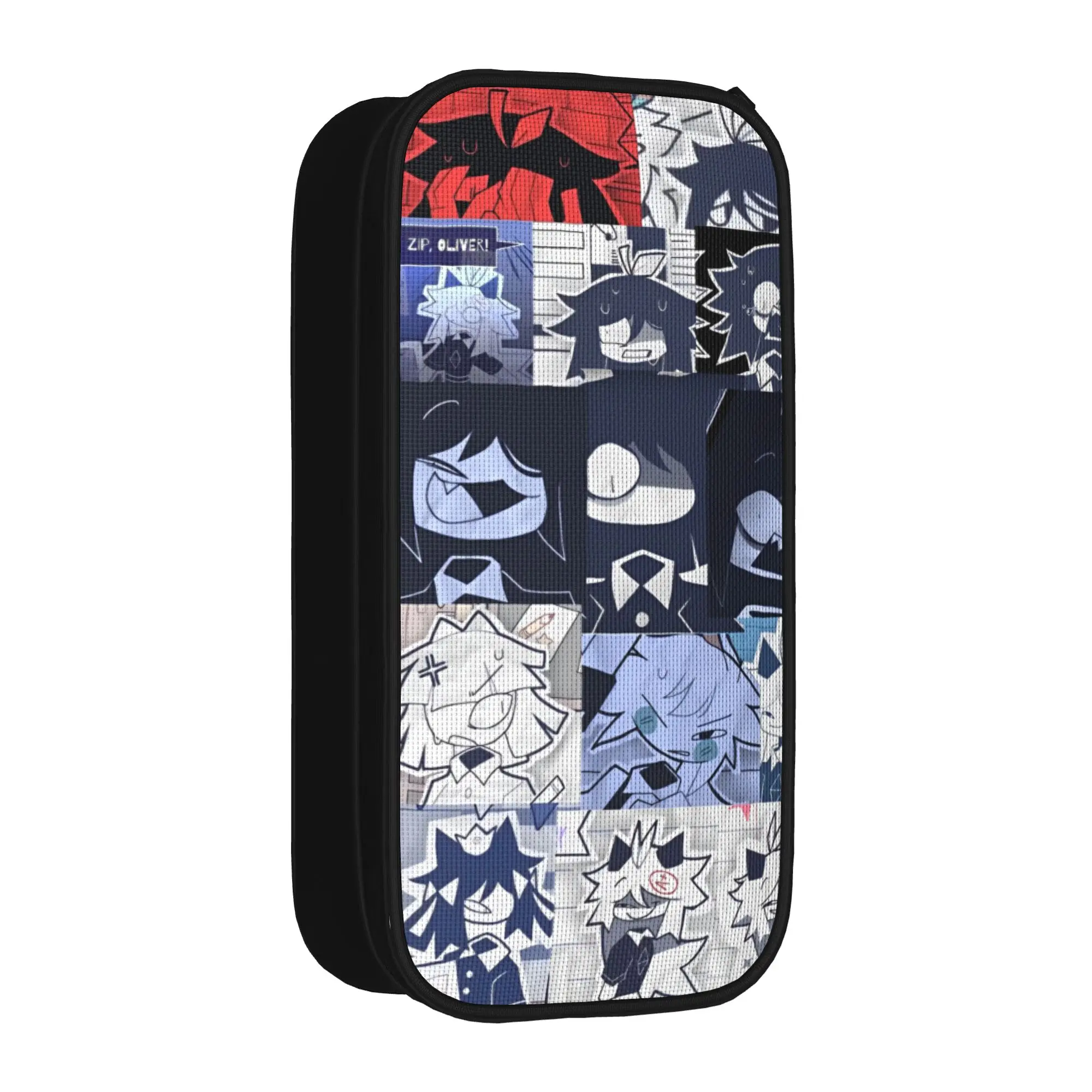 Cute Miss Circle Anime Pencil Cases Fundamental Paper Education Pencil Pouch Pen Big Capacity Bags Supplies Cosmetic Stationery