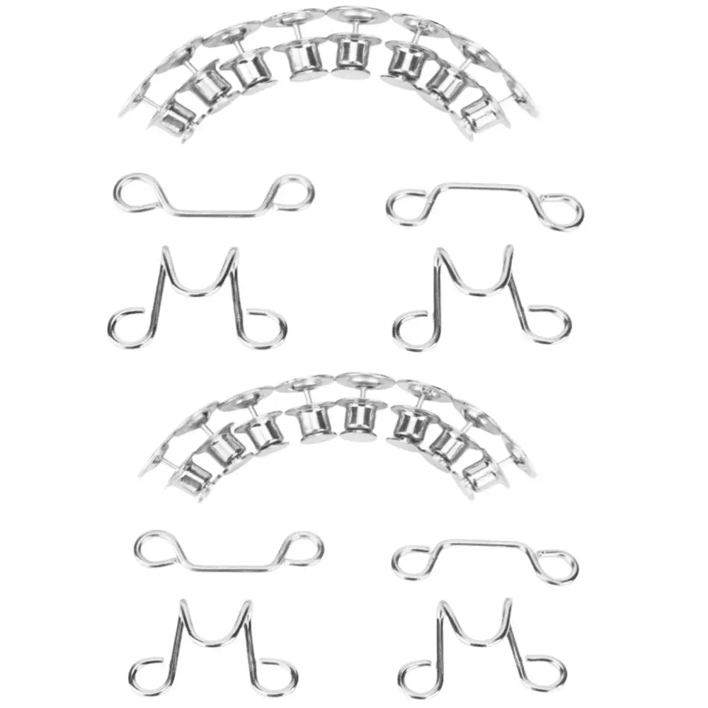 4 Set Adjustable Waist Tightener Button Detachable Reusable Pant Waist Adjuster Jean Button Extender For Jeans