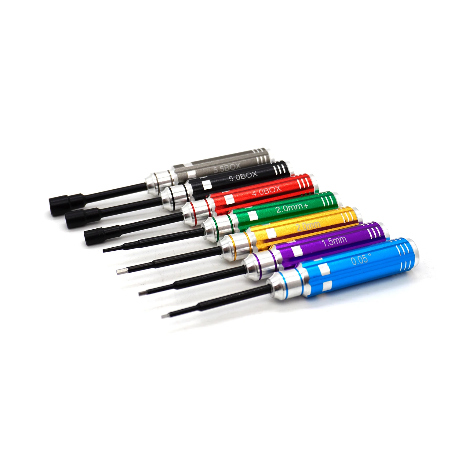 1:24 Traxxas Axial RC สีขาว Hex สกรูไขควงชุด 2.0 2.5 3.0 4.0 5.0mm Nut เครื่องมือสําหรับ RC ถัง crawler รถยนต์รุ่น