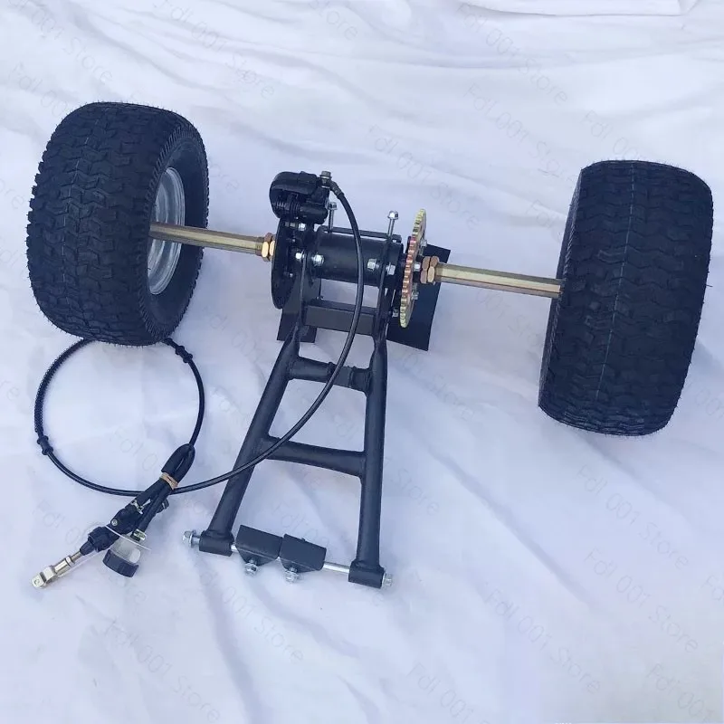DIY 6 Inch Rear Axle Wheel Assembly for Motorcycle Trike Quad Conversion Kit