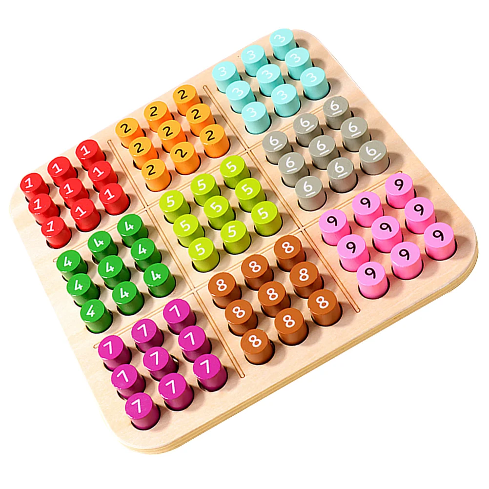 

Easy Children Plaything Kids Game Chess Toy Desktop Math Wooden Leisure