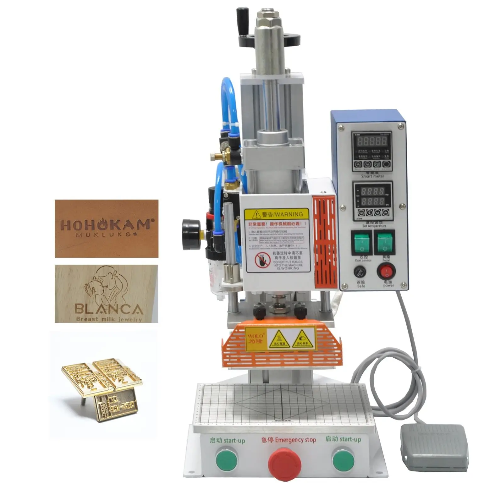 WL-CT01G Macchina della pressa a trasferimento di calore Stampante per goffratura a caldo fai-da-te per strumenti di goffratura per stampa di cestini di fatturato in plastica