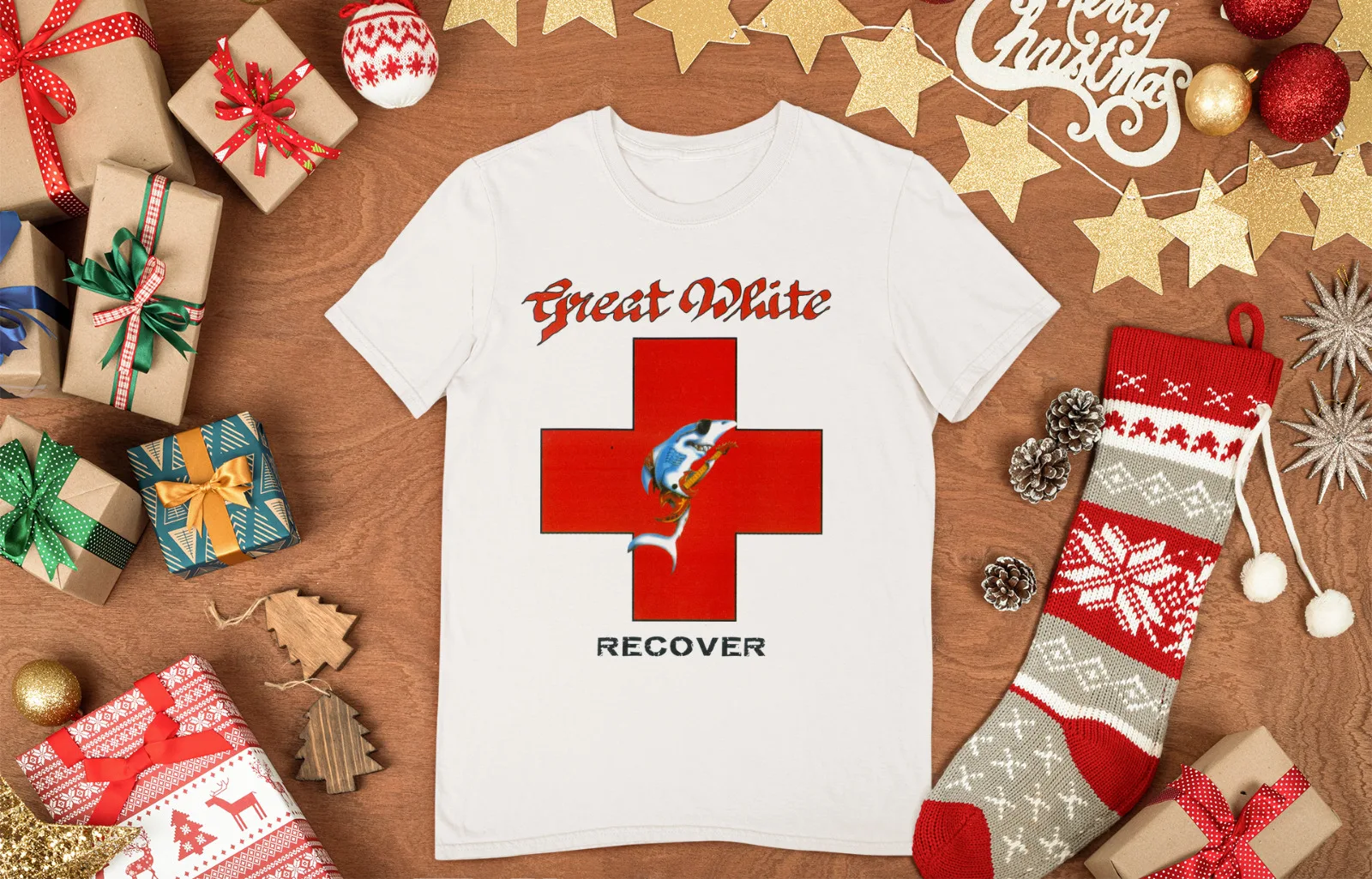 Отличный белый ремешок восстанавливает хлопок белый все размеры унисекс футболка J821