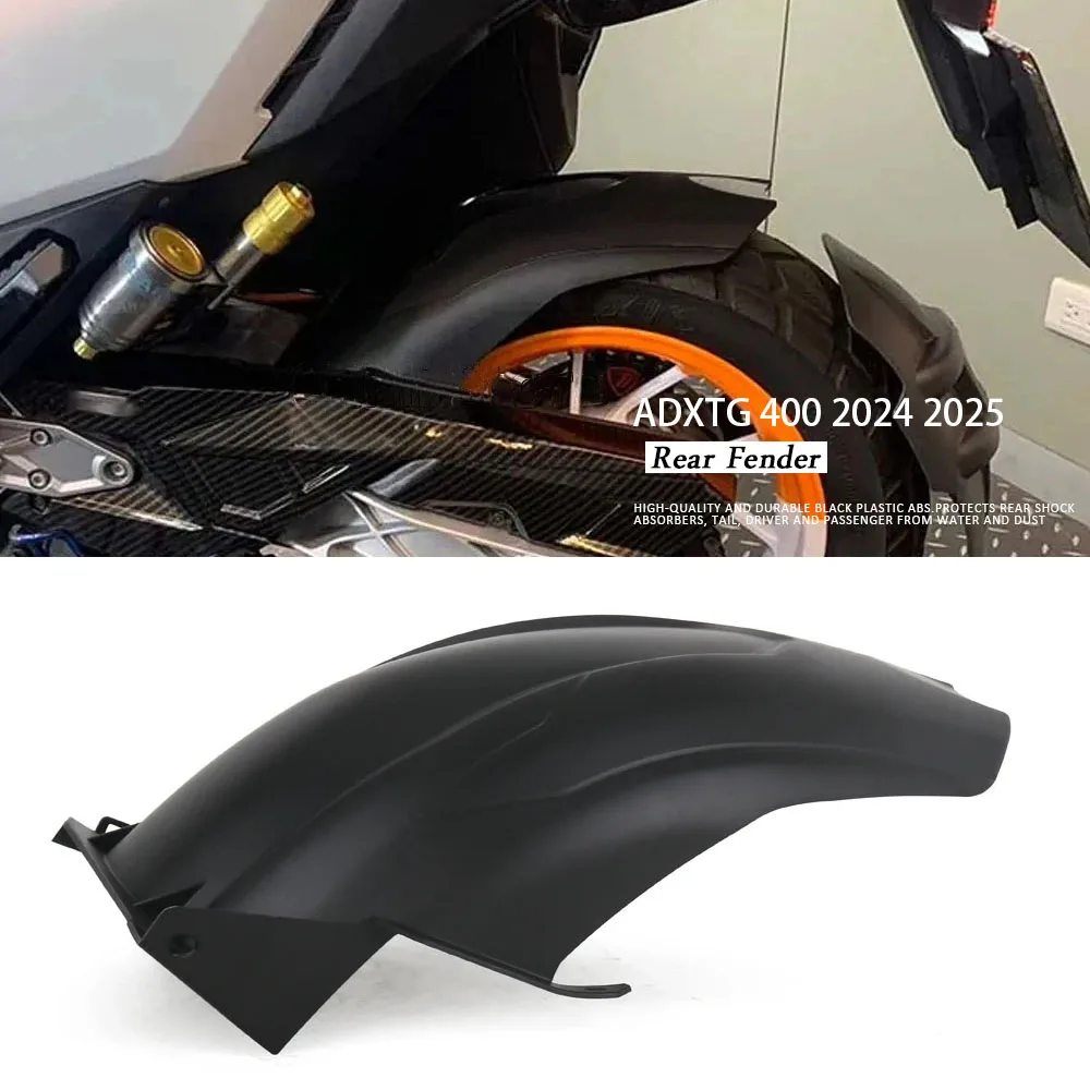 

ABS plastic Rear Fender Motorcycle Mudguard Wheel Fender Cover Hugger Splash Guard For SYM ADXTG400 ADXTG 400 2024 2025