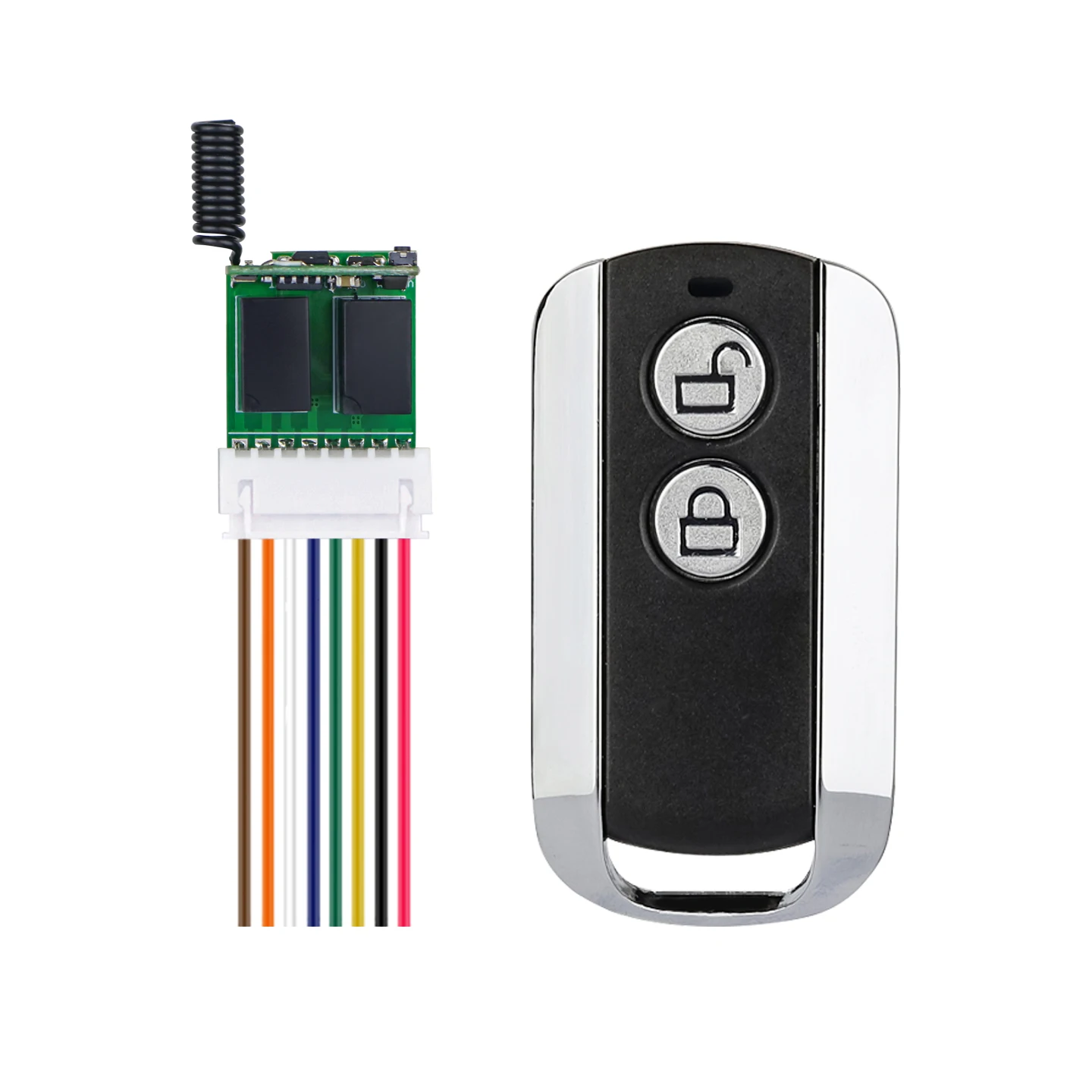 DC5V 6V 9V 12V  2CH channel Micro rf  Wireless Remote Control Switch for Camera/Small Motor/Battery/Electric Lock /Led
