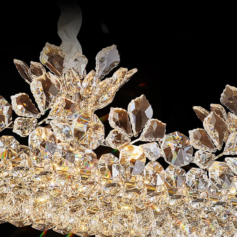 

Light Luxury Ltalian Crystal Living Room Chandelier Designer Luxurious Atmosphere Restaurant Lamp Master Bedroom Chandelier