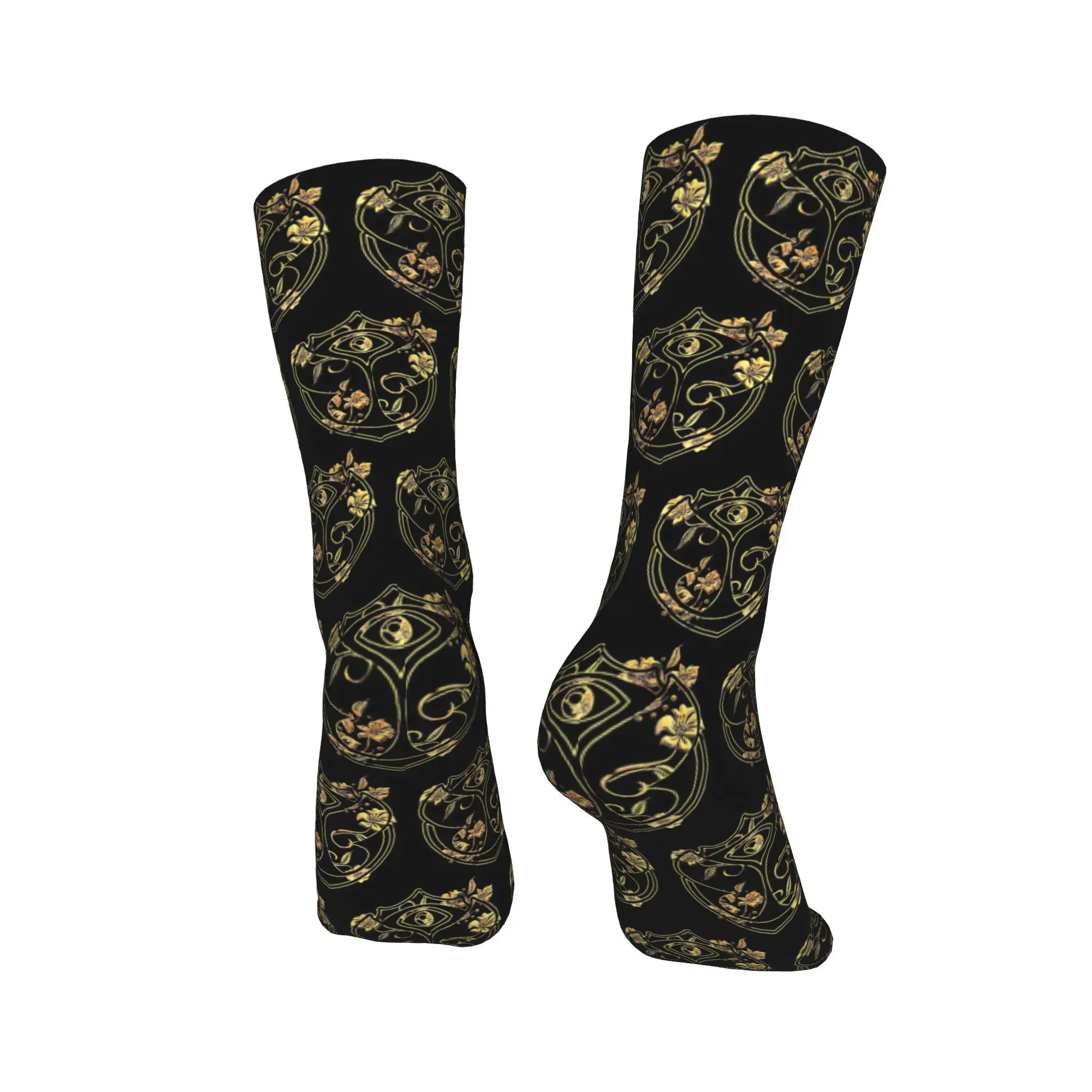 جميع المواسم تومورولاند البلجيكية مهرجان موسيقى الرقص الإلكترونية الجوارب Harajuku جوارب فائقة النعومة طاقم الجوارب هدية عيد ميلاد