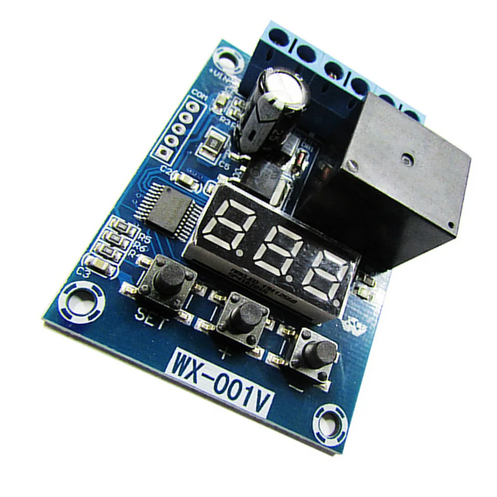 Battery Voltage Monitor Module DC 12V Low Voltage Cut Off Charge Discharge Protection Board 0-99V for Lead Acid Li Battery