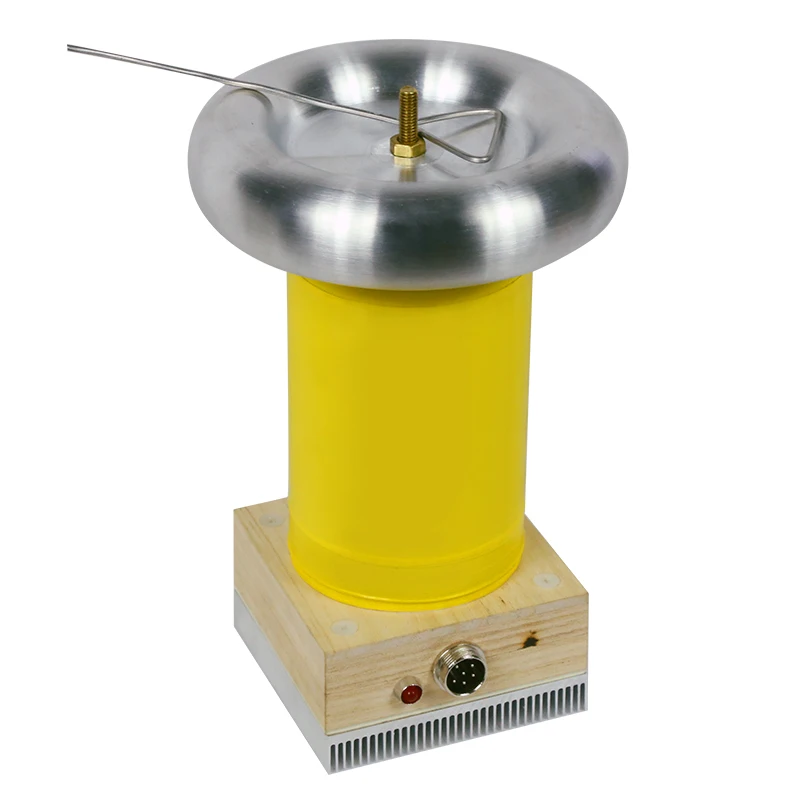 Música Tesla Coil Finsihed producto de alta frecuencia modelo generador encendido Diy Set Drive Plate Lightning
