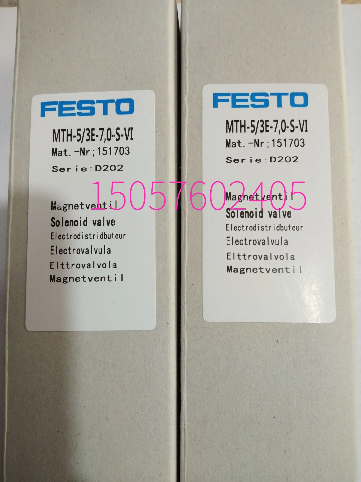 

Festo FESTO Solenoid Valve MTH-5/3E-7,0-S-VI 151703 Genuine In Stock