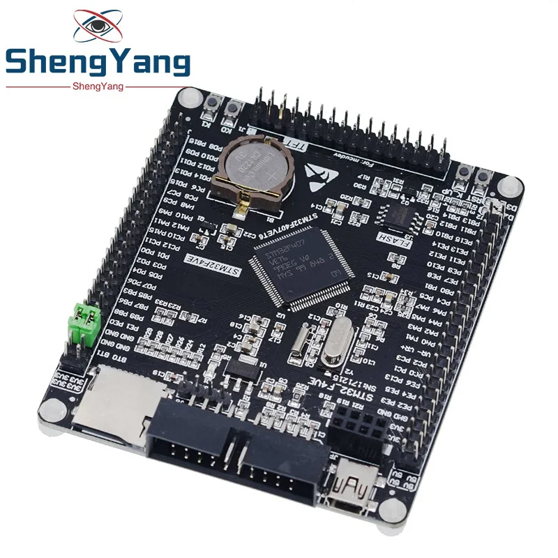 TZT STM32F407VET6 STM مجلس التنمية Cortex-M4 STM32 الحد الأدنى لوحة تعليمية النظام ARM اللوحة الأساسية