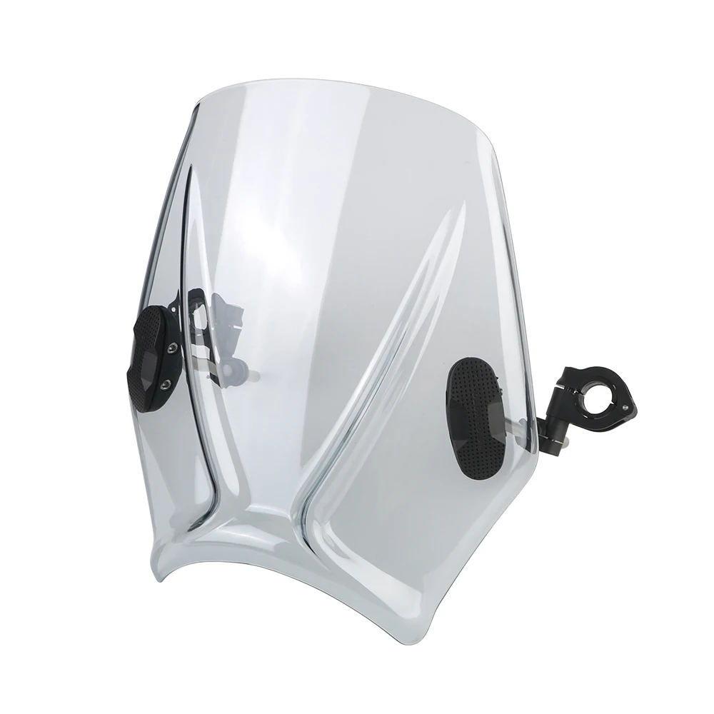 

For HONDA CB650R Kawasaki Dukadi Windshield Spoiler Motorcycle Windscreen Universal For XSR700 XSR900 For Street Bike