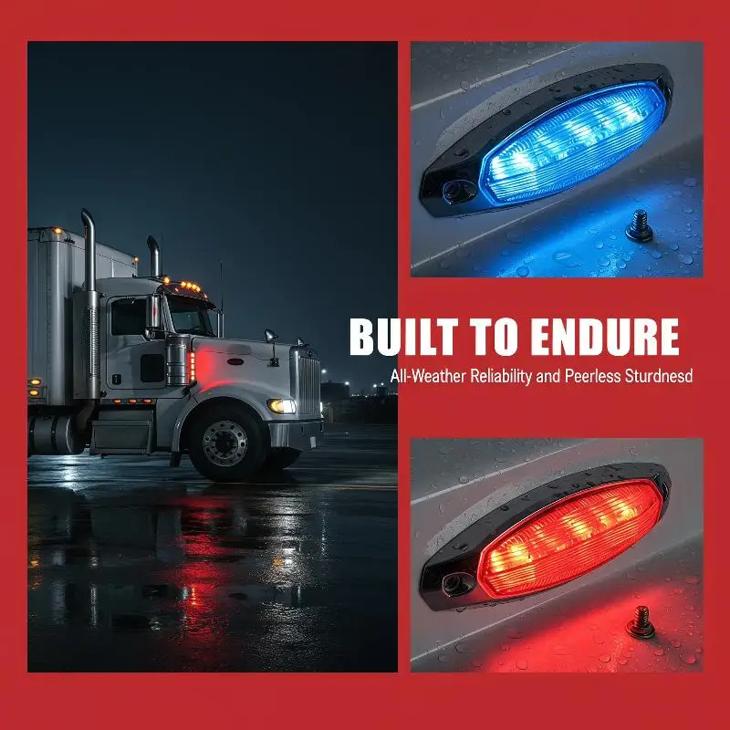 【CR】LED Marine  Lights 1Pc Multi Color Waterproof Chrome Housing for Small Fishing Boat Yacht Use