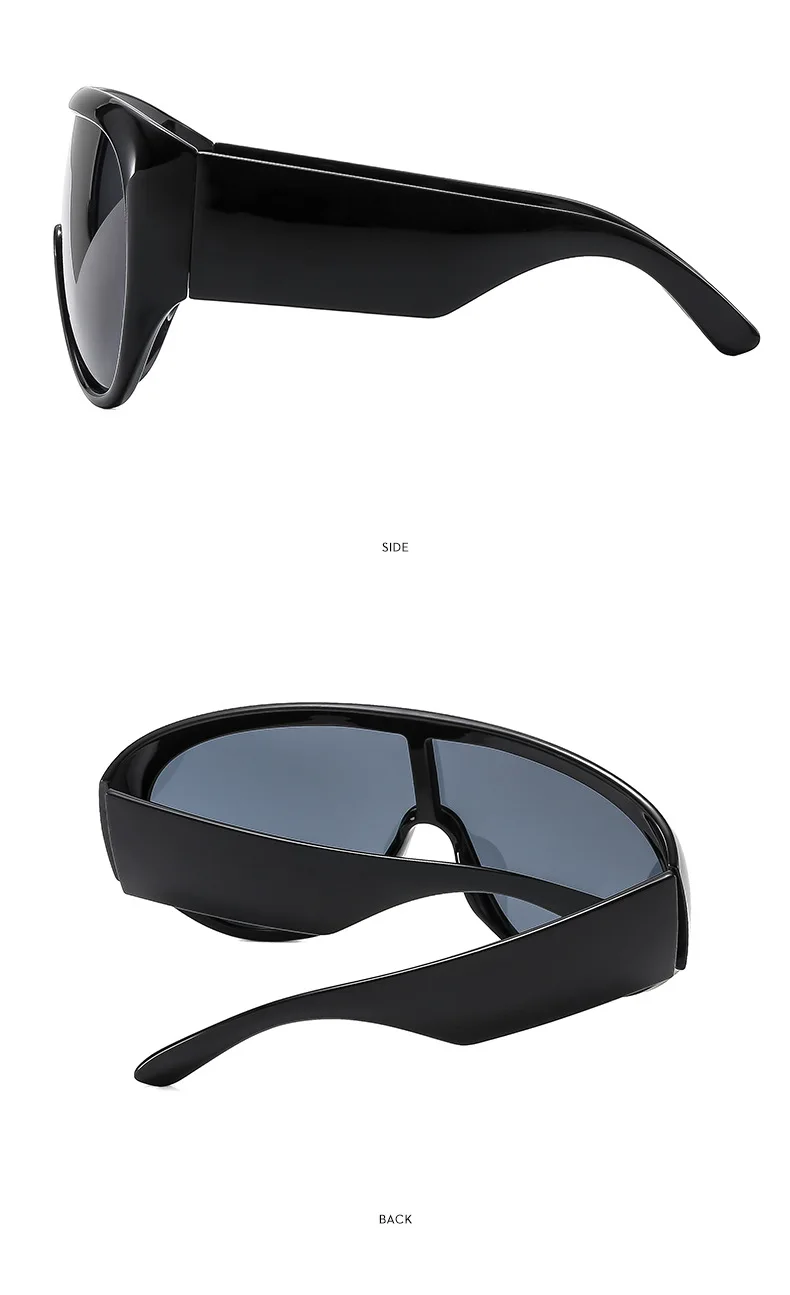 Neue Sport-Sonnenbrille mit übergroßem Rahmen, trendige personalisierte Sonnenbrille für Männer und Frauen, Outdoor-Radsport-Sonnenschutz-Sonnenbrille – Detail 12