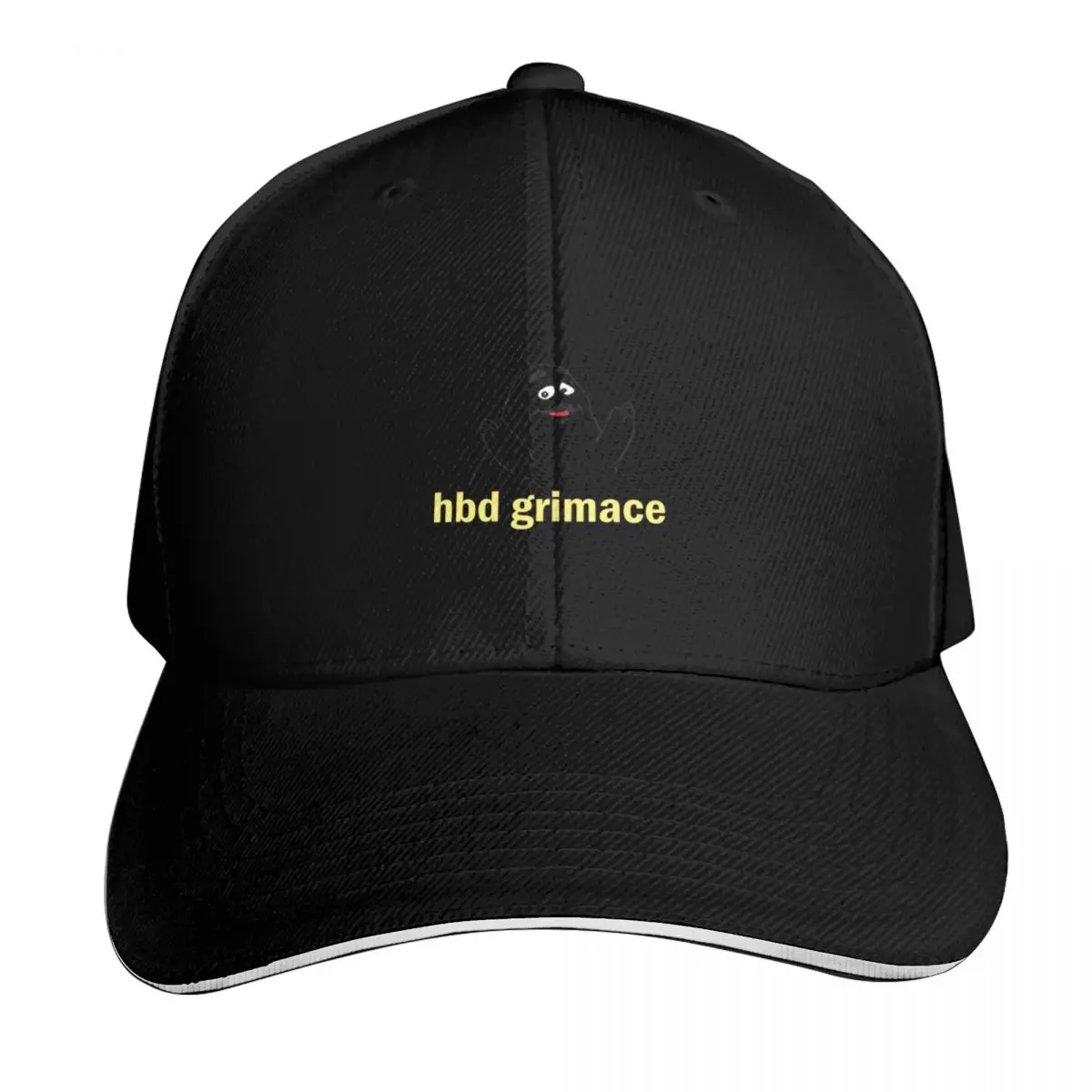 Hbd Grimace Baseball Cap Unisex for Men Women Outdoor Golf Running Hiking Summer Beach Travel