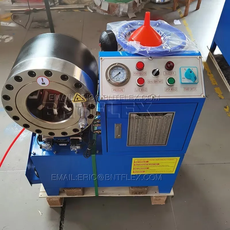 china high pressure hydraulic hose crimping machine cable press hose fitting crimper p 32 wire rope tube swaging price for sale