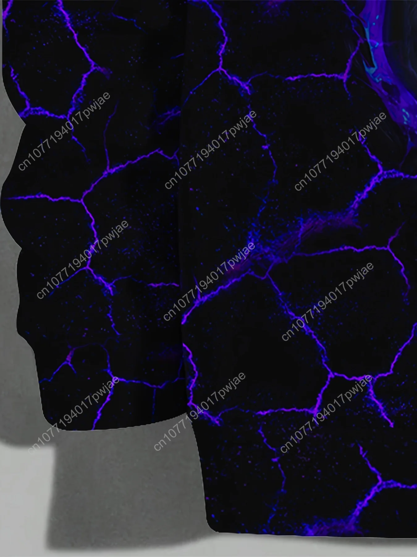 Мужская толстовка, цифровой 3D-принт со светящимся черепом и синим узором кости, готический уличный пуловер, можно стирать в машине, зимняя S