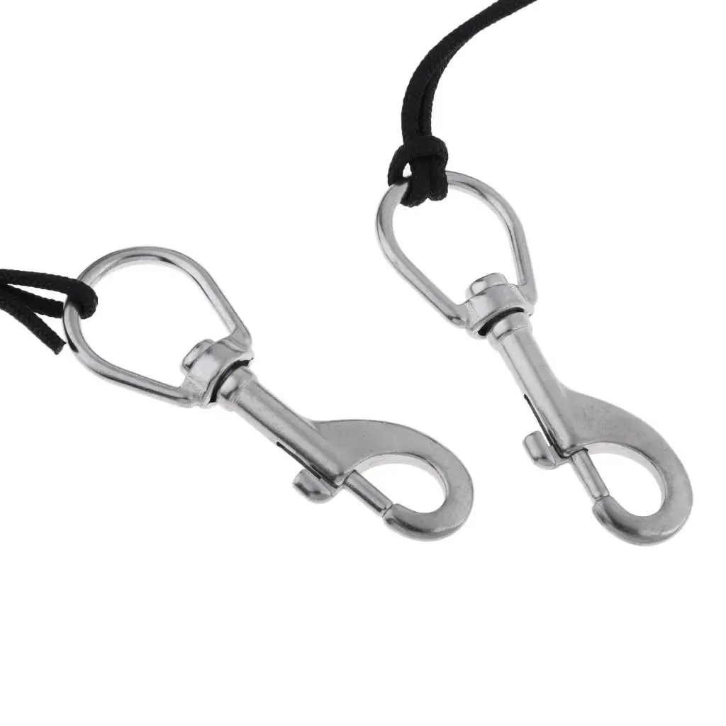 Scuba Dive Stage Bottle Rigging Kit Portable Diving Tank Strap Holder with Snap Clip for Mini Scuba Tank Setup
