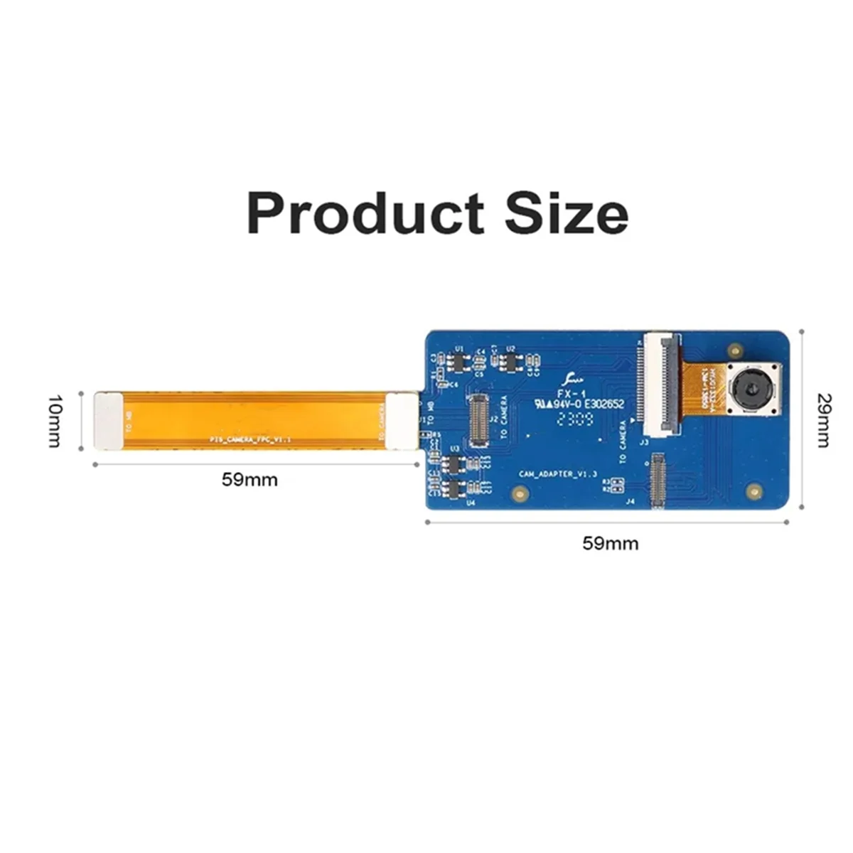 A93P 13MP Camera Module 13850 Webcam Focal Length 3000mm, 1300W Pixels Camera RK3358/3358S for Orange Pi 5/5B/5Plus