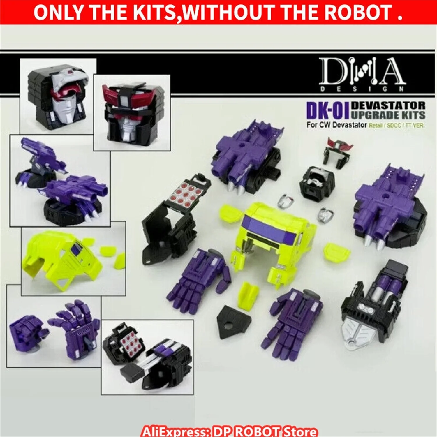 DK 01: DNA Design의 IDW DEVASTATOR용 업그레이드 키트 추천 및 평가