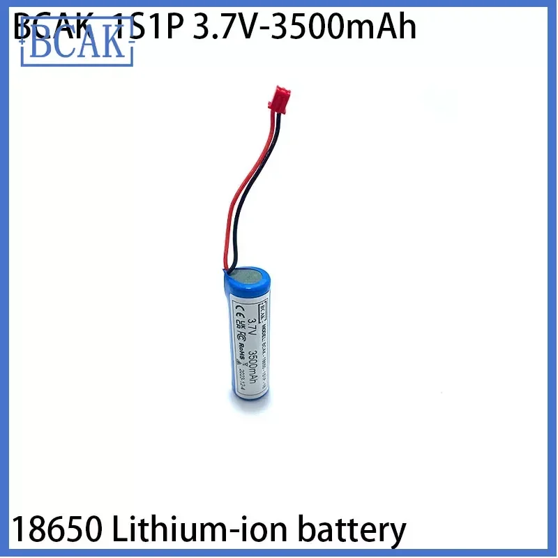 BCAK 18650 3.7V 3500mAh แบตเตอรี่ลิเธียม 1S1P พร้อม Bms แผ่นป้องกันสําหรับแสงแปรงสีฟันไฟฟ้าพัดลมแบตเตอรี่สํารองสีฟ้า