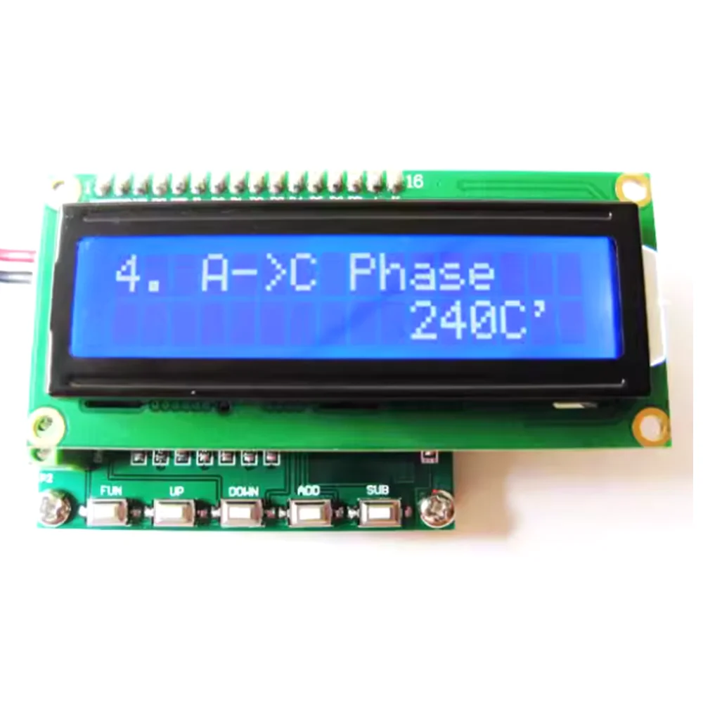 HS380 three-phase sine signal generator with adjustable phase from 0 to 360 degrees and 0.1 to 2000 Hz