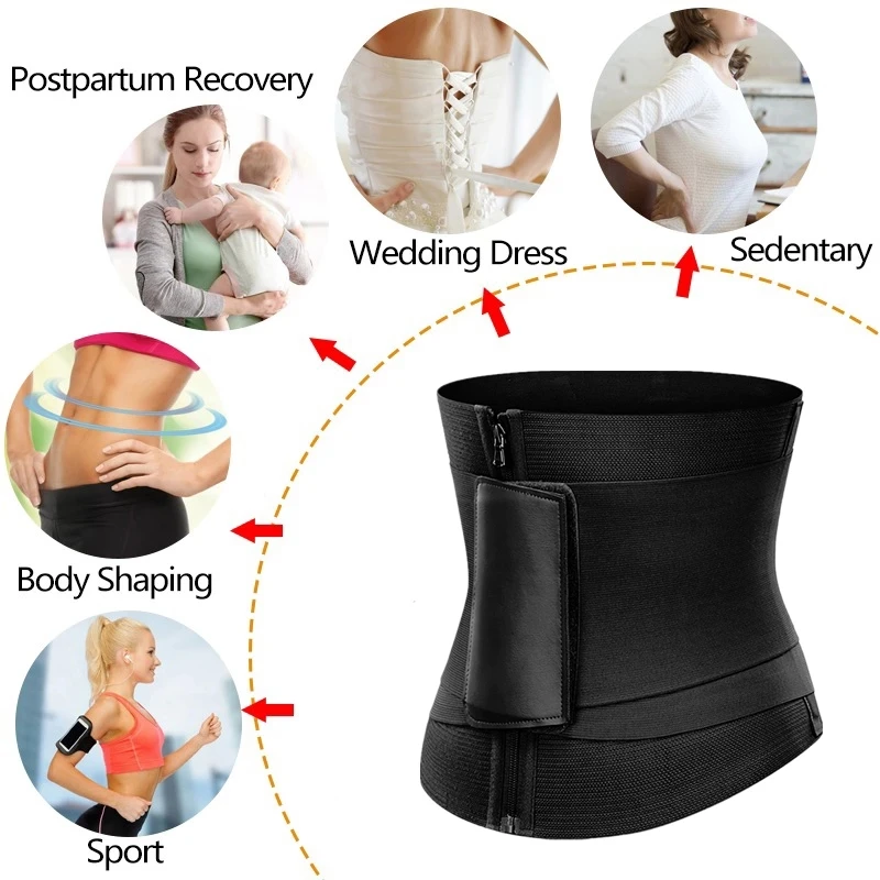 Fajas Colombianas Waist Trainer Women Hourglass Girdle Waist Cincher Corset Weight Loss Slimming Body Shaper Sports Shapewear