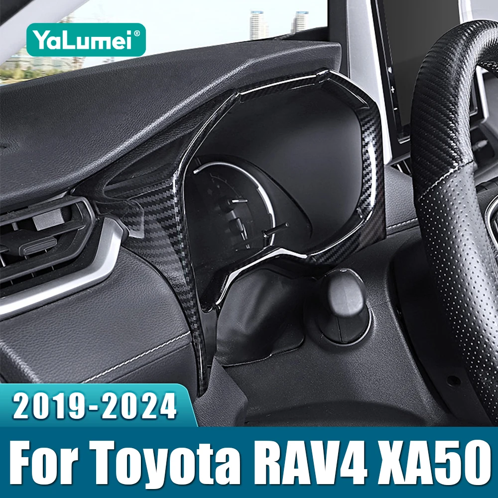 Für Toyota RAV4 XA50 2019-2021 2022 2023 2024 2025 ABS Auto Armaturenbrett Rahmenabdeckung Zierleisten Innendekorations-Aufkleber
