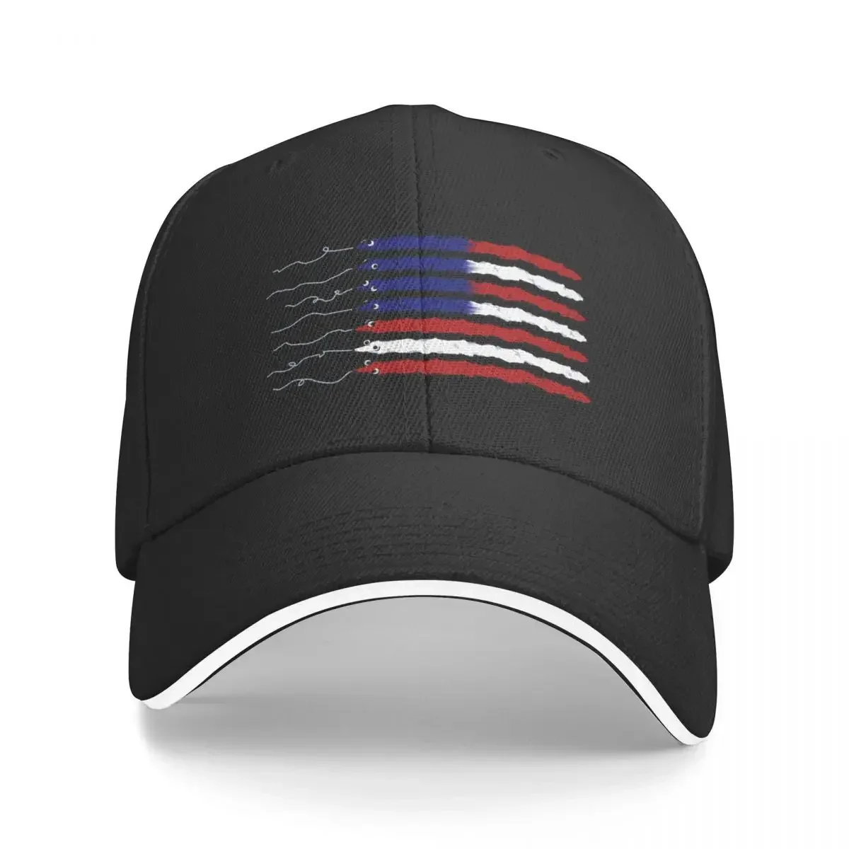 Happy Fourth of July from worms on a string Baseball Cap Gentleman Hat Dropshipping custom Hat Cosplay Ladies Men's