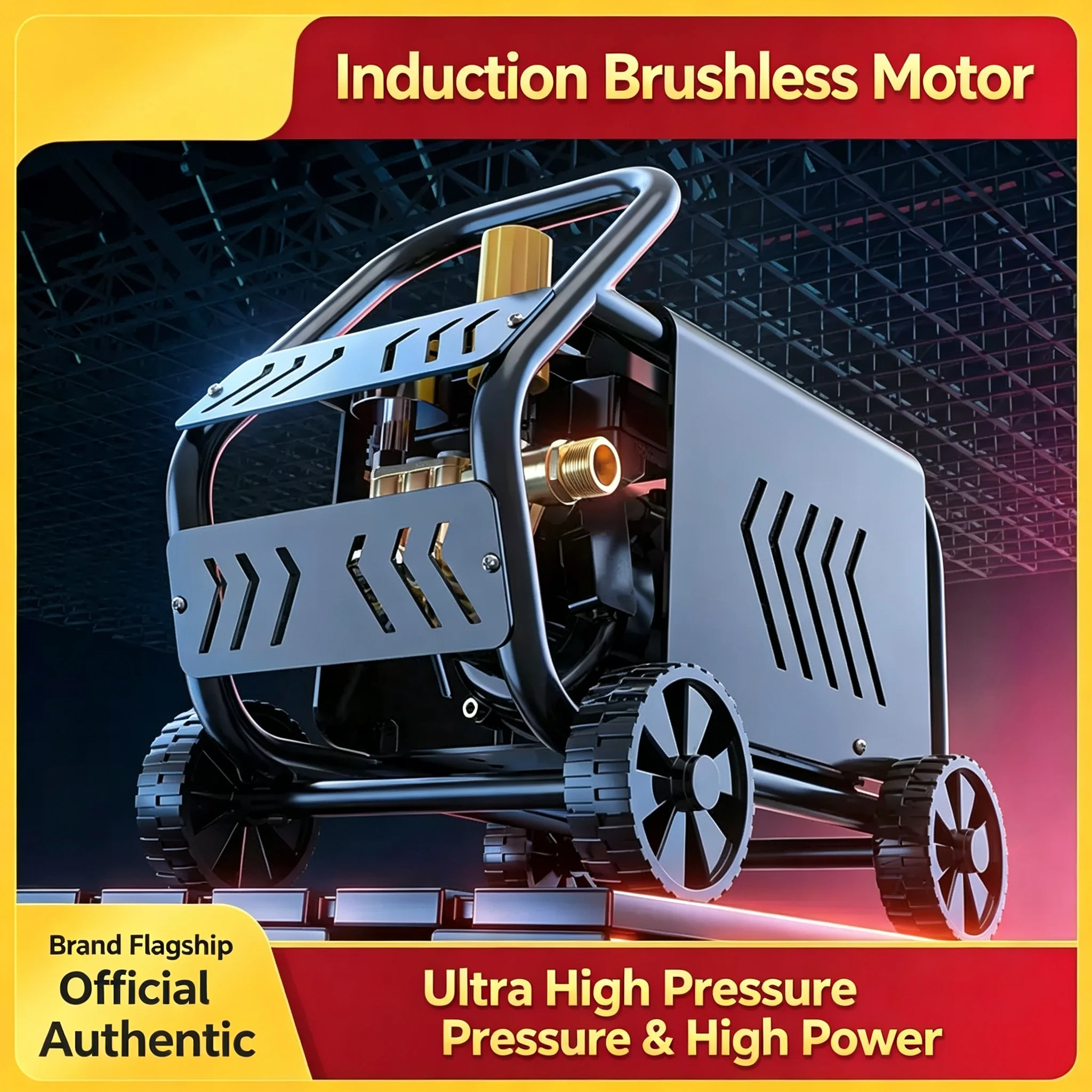 220V High Power Portable High Pressure Water Pump Car Washer Powerful Washing Water Gun For Household Car Floor Cleaning Tool