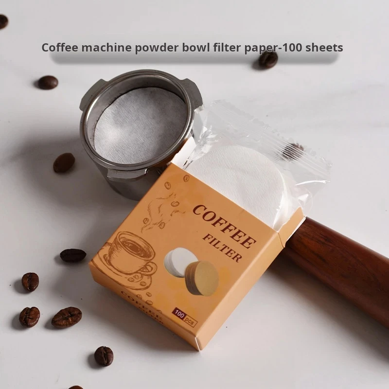 Coffee Filter Paper 51mm 54mm 58mm Round Water Distribution Filter Papers Espresso Mocha Pot Ice Drop Pot Universal Filter Paper
