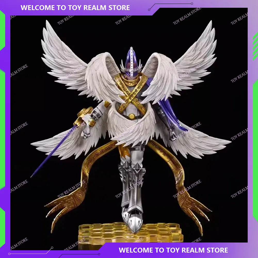 Digimon Adventure Figure Anime  Holy Angemon Figurine Peripherals Gk Figures Collectible Statue Model Toys Gk Figures Gifts