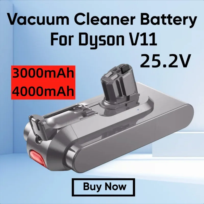 

For Dyson V11 Replacement Battery 25.2V SV14/SV17/SV15 for Cordless Fluffy Motorhead Stick Handhold Vacuum Cleaner