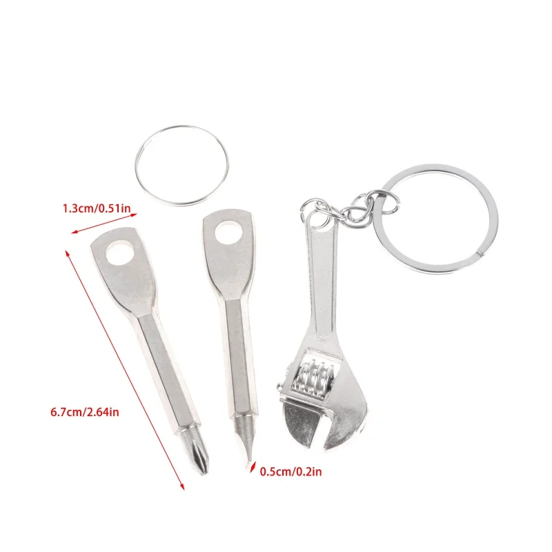 3 قطعة/المجموعة صليب صغير + مفك مسطح + وجع المحمولة مجموعة متعددة الوظائف مفتاح ربط صغير المفاتيح للدراجات النارية أداة إصلاح