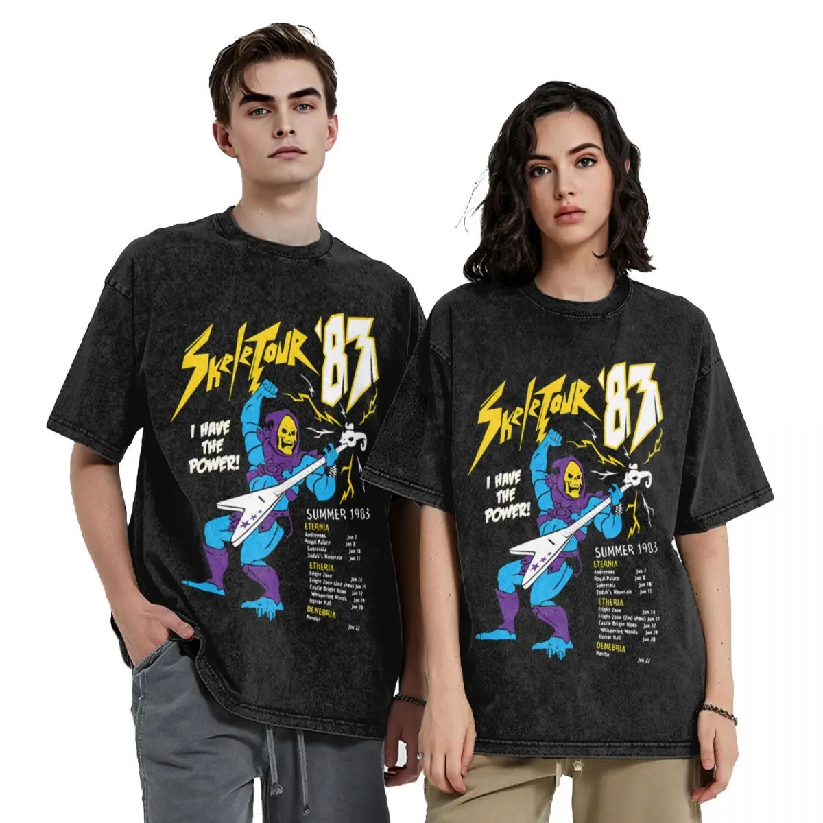 

He Man Skeletour _83 T-Shirt hippie clothes vintage t shirts affliction shirts t shirts for men pack