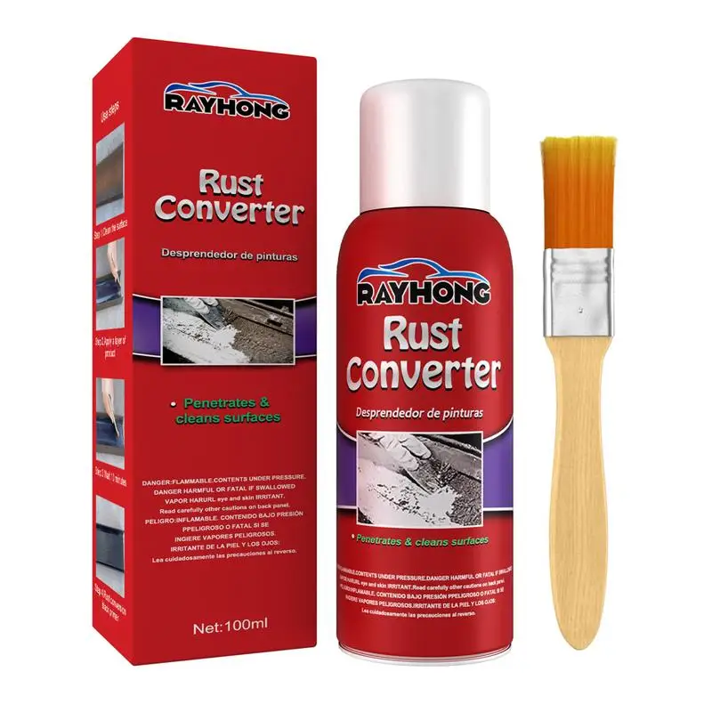 

100ML Car Anti-Rust Chassis Rust Converter Water-Based Primer Metal Surface Rust Remover Weather-Proof Long-Lasting