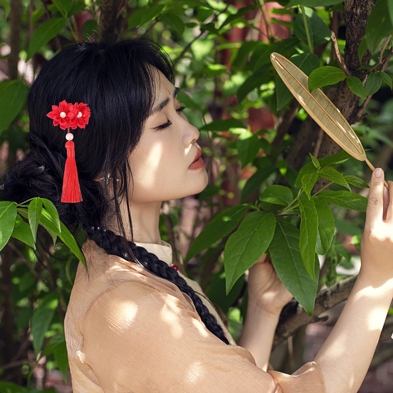 2 قطعة مقاطع الشعر زهرة شرابة دبوس الشعر إكسسوارات الشعر الأنيقة لحفل زفاف عيد ميلاد حفلة موسيقية في سن المراهقة هدايا زهرة كليب ل