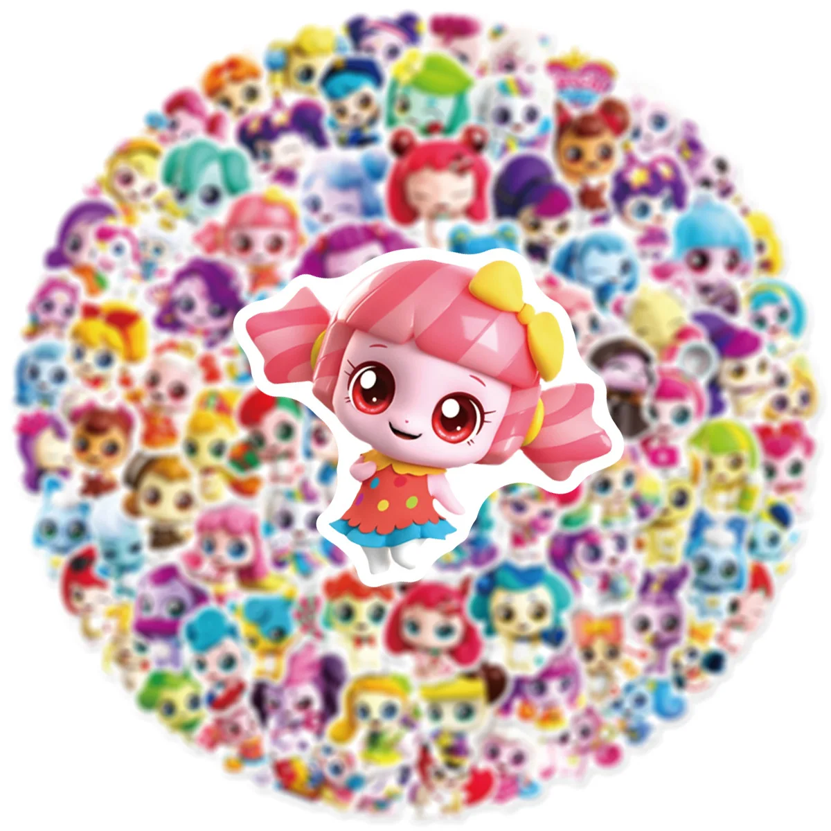 100PCS Small Size Cartoon Cute & Wonderful Graffiti Stickers DIY Phone Notebook Stickers Waterproof Kids Stationary Stickers