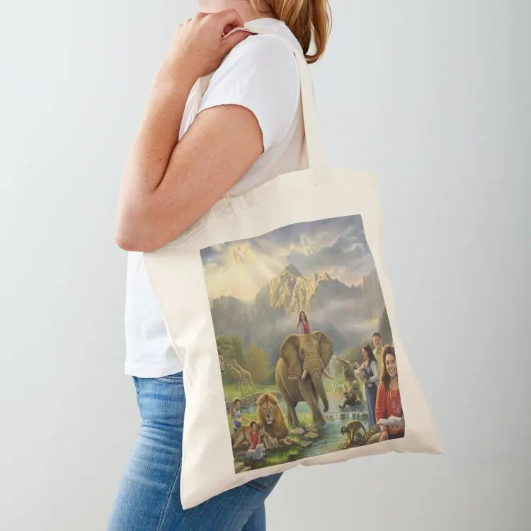 

A Family in Paradise Tote Bag Custom bag tote bag Handbags women women