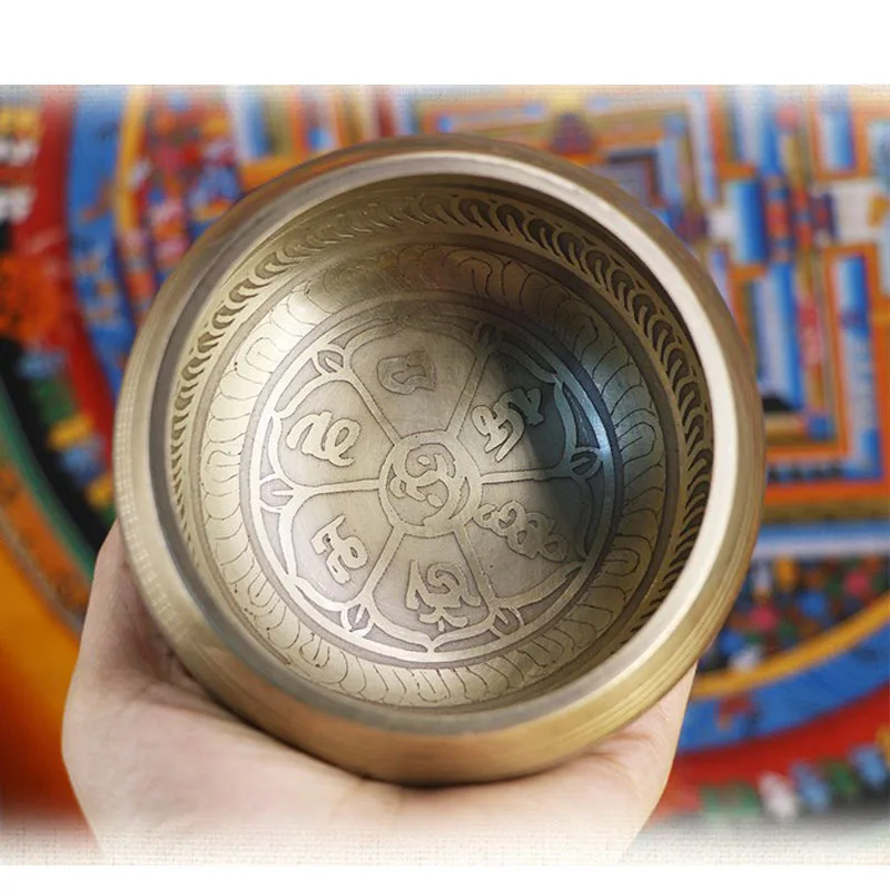 Meditation Buddhist Bowl Tibetan Bell Meditation Bowls Healing Sound Musical Instruments Percussion Sound Healing Instruments