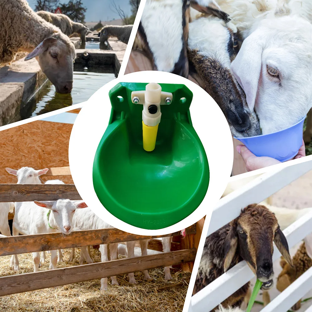 Automatic Goat Drinker Plastic Feeder Drinker - Farm Equipment for Sheep, Pigs, Cattle - Time-Saving Watering Solution