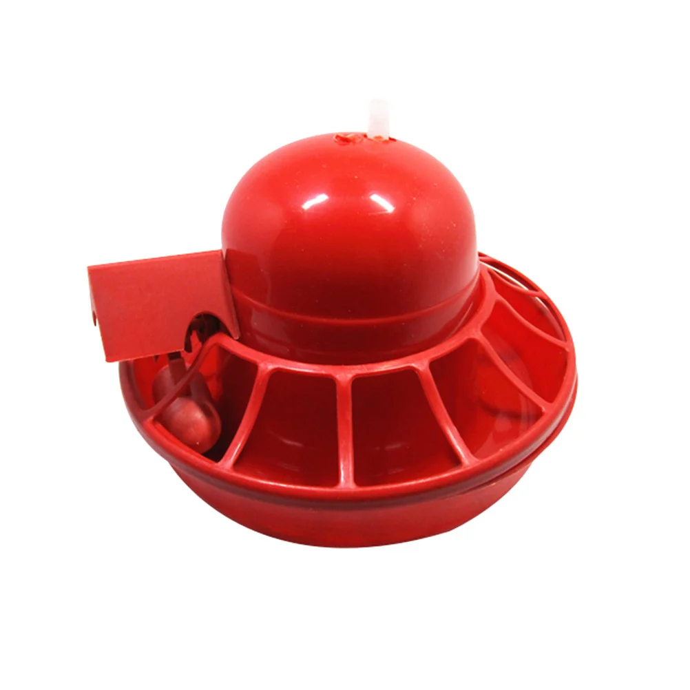 

3Pcs Automatic Chicken Drinker Red Trigger Poultry Water Cups for Farming Farm Equipment Water Feeder Drinking Bowl